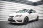 Preview: Maxton Front Ansatz V.1 Seat Ibiza FR SC Mk4 Facelift schwarz Hochglanz SE-IB-4F-FR-SC-FD1-G