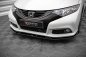 Preview: Maxton Front Ansatz V.2 für Honda Civic Mk9 schwarz Hochglanz HO-CI-9-K-FD2-G