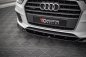 Preview: Maxton Front Ansatz V.1 für Audi Q3 8U Facelift schwarz Hochglanz AU-Q3-1F-SLINE-FD1-G