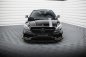 Preview: Maxton Street Pro Front Ansatz + Flaps Mercedes-AMG CLA 45 Aero C117 Facelift schwarz Hochglanz MECLA117AMGAEROCNC-FD1BRB+FSF1-G