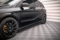 Preview: Maxton Seitenschweller Ansatz für Mercedes-Benz B W246 Facelift schwarz Hochglanz ME-B-246F-SD1-G