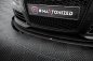 Preview: Maxton Street Pro Front Ansatz für +Flaps für + Flaps Audi RS6 Avant C6 schwarz Hochglanz AURS6C6CNC-FD3BRB+FSF1-G