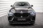 Preview: Maxton Front Ansatz V.1 für BMW X6 M F96 schwarz Hochglanz BM-X6-F96-M-FD1-G