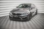 Preview: Maxton Front Ansatz für BMW M4 F82 schwarz Hochglanz BM-4-82-M-FD1-G