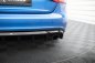 Preview: Maxton Diffusor Heck Ansatz Audi A4 S-Line Limousine / Avant B8 (Version mit Einzel-Auspuffendrohren beidseitig) AU-S4-B8-RS1GO_O