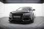 Preview: Maxton Street Pro Front Ansatz + Flaps Audi S5 / A5 S-Line 8T schwarz Hochglanz AUS51CNC-FD1BRB+FSF1-G