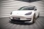 Preview: Maxton Front Ansatz V.3 für Tesla Model 3 schwarz Hochglanz TE-MODEL3-1-FD3G+FD3R-G