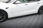 Preview: Maxton Seitenschweller Ansatz V.2 Tesla Model S Plaid Mk1 Facelift schwarz Hochglanz TE-MODELS-1F2-PL-SD2-G