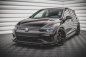 Preview: Maxton Front Ansatz V.4 für Volkswagen Golf R Mk8 schwarz Hochglanz VW-GO-8-R-FD4-G