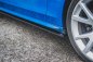 Preview: Maxton Seitenschweller Ansatz für Audi S4 / A4 / A4 S-Line B8 / B8 FL schwarz Hochglanz AU-A4-B8-SD1-G
