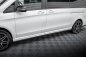 Preview: Maxton Seitenschweller Ansatz für Mercedes-Benz V-Klasse Extra Long AMG-Line W447 Facelift schwarz Hochglanz ME-V-447F-AMGLINE-XL-SD1A+B+C-G