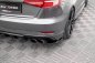 Preview: Maxton Heck Ansatz Flaps Diffusor für Audi S3 Sportback 8V Facelift schwarz Hochglanz AU-S3-3F-SB-RSD1-G