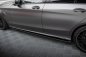Preview: Maxton Street Pro Seitenschweller Ansatz Mercedes-AMG C63 Limousine / Kombi W205 Facelift MEC205F63CNC-SD1B