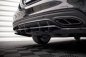 Preview: Maxton Mittlerer Diffusor Heck Ansatz DTM Look für Mercedes-Benz C AMG-Line W205 Facelift schwarz Hochglanz ME-C-205F-AMGLINE-RD1G+RD2-G