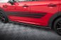 Preview: Maxton Seitenschweller Ansatz für Mini Cooper S John Cooper Works F56 Facelift schwarz Hochglanz MC-3F-56-JCW-5D-SD1-G