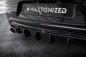Preview: Maxton Diffusor Heck Ansatz V.2 VW Scirocco R Mk3 schwarz Hochglanz VW-SC-3-R-RS2-G