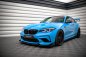 Preview: Maxton Front Flaps BMW M2 Competition F87 schwarz Hochglanz BM287MCOMPCNC-FSF1-G