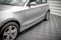 Preview: Maxton Seitenschweller Ansatz V.2 BMW 1er E81 Facelift schwarz Hochglanz BM-1-81F-SD2-G