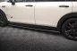 Preview: Maxton Seitenschweller Ansatz für Mini Cooper Clubman John Cooper Works F54 Facelift schwarz Hochglanz MC-CM-2F-JCW-SD1-G