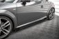 Preview: Maxton Street Pro Seitenschweller Ansatz + Flaps Audi TT S / S-Line 8S schwarz Hochglanz AUTT3SLINECNC-SD1BRB+SF1-G
