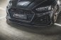 Preview: Maxton Front Ansatz +Flaps für V.1 Audi RS5 F5 Facelift AU-RS5-2F-FD1G+FS
