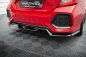 Preview: Maxton Mittlerer Cup Diffusor Heck Ansatz Honda Civic SI Mk10 schwarz Hochglanz HO-CI-10-SI-RD1G+RD2-G