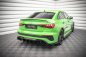 Preview: Maxton Heck Ansatz Flaps Diffusor für Audi RS3 Limousine 8Y schwarz Hochglanz AU-RS3-8Y-S-RSD1-G