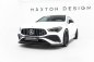 Preview: Maxton Front Ansatz Mercedes-AMG CLA 35 Coupe / Shooting Brake C118 Facelift / X118 Facelift schwarz Hochglanz ME-CLA-118F-35-FD1G+FD1R-G