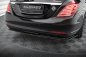 Preview: Maxton Mittlerer Cup Diffusor Heck Ansatz V.2 Mercedes-Benz S W222 schwarz Hochglanz ME-S-222-RD2-G
