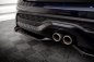 Preview: Maxton Zentrale Hinten Splitte Mini Cooper S F56 Facelift schwarz Hochglanz MC-S-3F-56-JCW-RD1-G