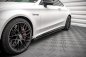 Preview: Maxton Seitenschweller Ansatz für V.2 für Mercedes-AMG C 63 AMG Coupe C205 Facelift schwarz Hochglanz ME-C-205F-AMG-C-SD2-G