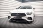 Preview: Maxton Front Ansatz V.1 für Mercedes-Benz E AMG-Line W213 Facelift schwarz Hochglanz ME-E-213F-AMGLINE-FD1-G