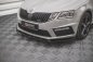 Preview: Maxton Front Ansatz V.2 für Skoda Octavia RS Mk3 Facelift schwarz Hochglanz SK-OC-3F-RS-FD2-G