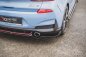 Preview: Maxton Mittlerer Diffusor Heck Ansatz für Hyundai I30 N Mk3 Hatchback schwarz Hochglanz HY-I30-3-N-RD1-G
