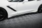 Preview: Maxton Seitenschweller Ansatz V.2 Chevrolet Corvette Stingray C7 schwarz Hochglanz CH-CO-C7-SD2-G