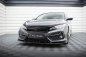 Preview: Maxton Front Ansatz für Honda Civic Sport Mk 10 schwarz Hochglanz HO-CI-10-SPORT-FD1-G