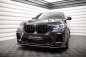 Preview: Maxton Front Ansatz V.1 für BMW X6 M F96 schwarz Hochglanz BM-X6-F96-M-FD1-G