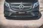 Preview: Maxton Front Ansatz V.2 für Mercedes-Benz V-Klasse AMG-Line W447 Facelift schwarz Hochglanz ME-V-447F-AMGLINE-FD2-G