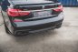 Preview: Maxton Mittlerer Diffusor Heck Ansatz DTM Look für BMW 7 M-Paket G11 schwarz Hochglanz BM-7-11-MPACK-RD2G+RD3-G