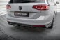 Preview: Maxton Mittlerer Cup Diffusor Heck Ansatz VW Passat R-Line B8 Facelift schwarz Hochglanz VW-PA-B8F-RLINE-RD1G+RD2-G