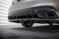 Preview: Maxton Mittlerer Cup Diffusor Heck Ansatz Mercedes-AMG C63 Limousine / Kombi W205 Facelift schwarz Hochglanz ME-C-205F-63-RD1G+RD2-G