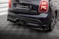 Preview: Maxton Zentrale Hinten Splitte Mini Cooper S F56 Facelift schwarz Hochglanz MC-S-3F-56-JCW-RD1-G
