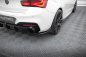 Preview: Maxton Heck Ansatz Flaps Diffusor (heckansatz V.3) BMW 1er M-Paket / M140i F20 Facelift schwarz Hochglanz BM-1-F20F-M-RSD4-G