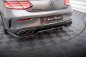 Preview: Maxton Mittlerer Cup Diffusor Heck Ansatz Mercedes-AMG C43 Coupe / Cabrio C205 Facelift / A205 Facelift schwarz Hochglanz ME-C-205F-43-C-RD1G+RD2-G