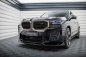 Preview: Maxton Front Ansatz V.1 BMW XM G09 schwarz Hochglanz BM-XM-1-FD1G+FD1R-G