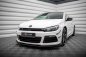 Preview: Maxton Street Pro Front Ansatz + Flaps VW Scirocco R Mk3 schwarz Hochglanz VWSC3RCNC-FD2BRB+FSF1-G