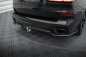 Preview: Maxton Mittlerer Cup Diffusor Heck Ansatz BMW X7 M-Paket G07 Facelift schwarz Hochglanz BM-X7-07F-MPACK-RD1G+RD2-G