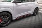 Preview: Maxton Seitenschweller Ansatz für V.1 für Hyundai Kona N Mk1 schwarz Hochglanz HY-KO-1-N-SD1-G