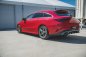 Preview: Maxton Heck Ansatz Flaps Diffusor für Mercedes-Benz CLA Shooting Brake AMG-Line X118 schwarz Hochglanz ME-CLA-118-AMGLINE-ES-RSD1-G