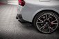 Preview: Maxton Heck Ansatz Flaps Diffusor V.1 für BMW 2 Coupe M240i G42 schwarz Hochglanz BM-2-42-M-RSD1-G